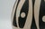 Late 20th Century Black & Ivory Geometric Chulucanas Pottery Lamp – Handcrafted Peruvian Art Bulb Shape For Sale - Image 4 of 8