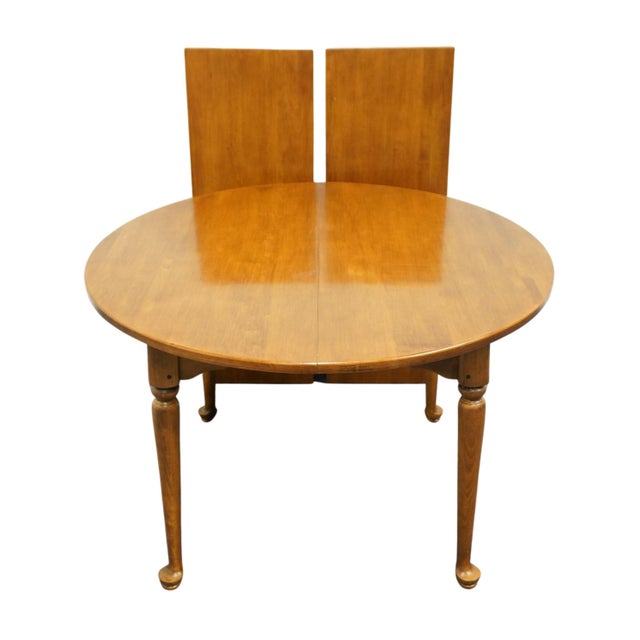 Ethan Allen Circa 1776 Solid Hard Rock Maple 74" Dining Table 186803