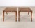 Coffee Pair of Robsjohn-Gibbings Style Walnut Klismos Rope Benches For Sale - Image 8 of 18