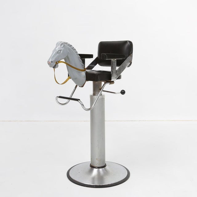 Childrens Barber Chair with Horse Head, Belgium, 1950s For Sale - Image 12 of 12
