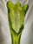 Vintage Mid-Century Viking Glass Green Streched Vase With Sticker For Sale - Image 12 of 14