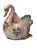 This is a charming vintage Portuguese ceramic swan cachepot dating to approximately the 1970s. The whimsical sculptural...