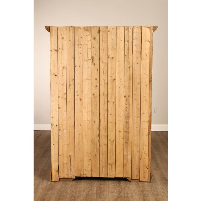 Pine Country Style Armoire Cabinet With Drawers For Sale - Image 15 of 18