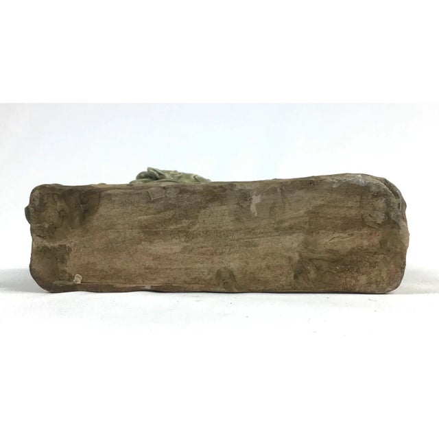 Early 20th Century Antique Thai Ceramic Elephant Statue For Sale - Image 12 of 13