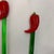 1960s Vintage Red Chili Peppers Cocktail Stirrers Swizzle Sticks - Set of 6 For Sale - Image 5 of 5