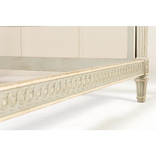 19th century french painted double bed a 19th century french painted 5ft double bed with original paint. of conventional...