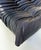 French Togo Sofa in Thick Black Cow Leather attributed to Michel Ducaroy for Ligne Roset, 1970s For Sale - Image 6 of 12