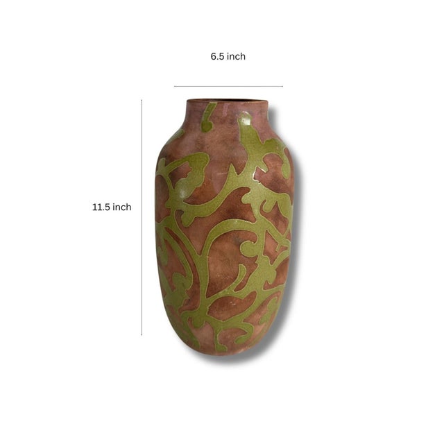 Art Nouveau Earthenware Art Nouveau Vase For Sale - Image 3 of 4