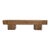 Old Rustic Teak Wood X Beam Bench For Sale