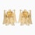Amber Rondini Murano Glass Gold Wall Sconces by Simoeng, Set of 2 For Sale - Image 9 of 9