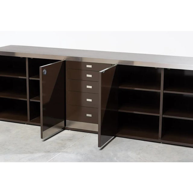 Large Modernist Sideboard, 1970s For Sale - Image 4 of 11