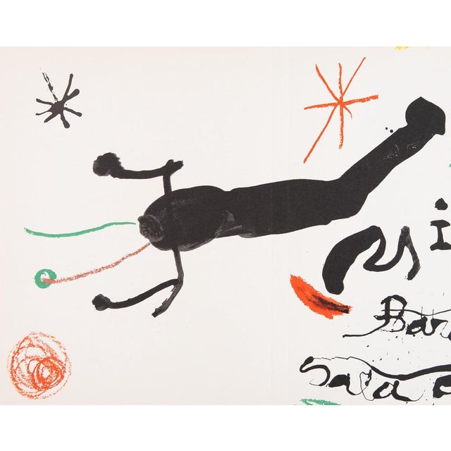 Modern Joan Miro, Barcelona Sala Gaspar, 1964, Original Signed Lithograph For Sale - Image 3 of 6