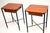 1950s Vintage French Side Tables in Brass and Steel, 1950, Set of 2 For Sale - Image 5 of 11