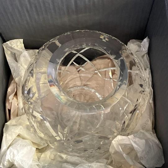 Waterford Crystal “Rossan” 8-Inch Rose Bowl (With Original Box and Packing Tissue) Vintage For Sale - Image 13 of 18