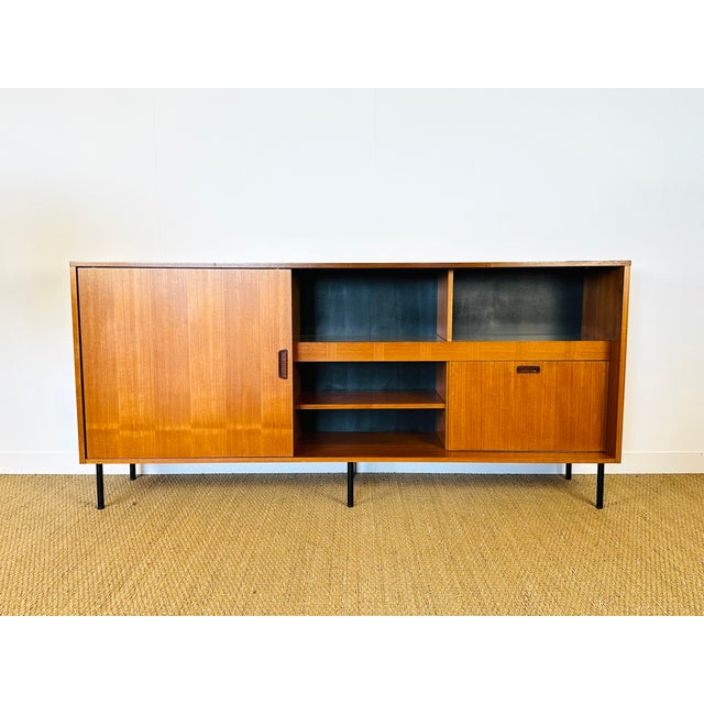 Tall Scandinavian Teak Sideboard, 1960s For Sale - Image 18 of 18