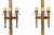 Mid-20th Century Golden Wrought Iron Tripod Table Lamps by Ferro Art, Set of 2 For Sale - Image 4 of 16