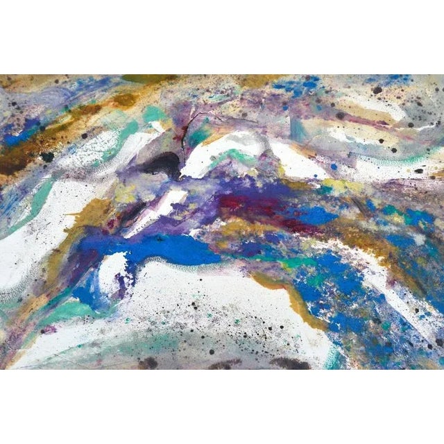 Opaque and transparent colors work together in this beautiful Monotype painting by David Stephens (American, 20th...