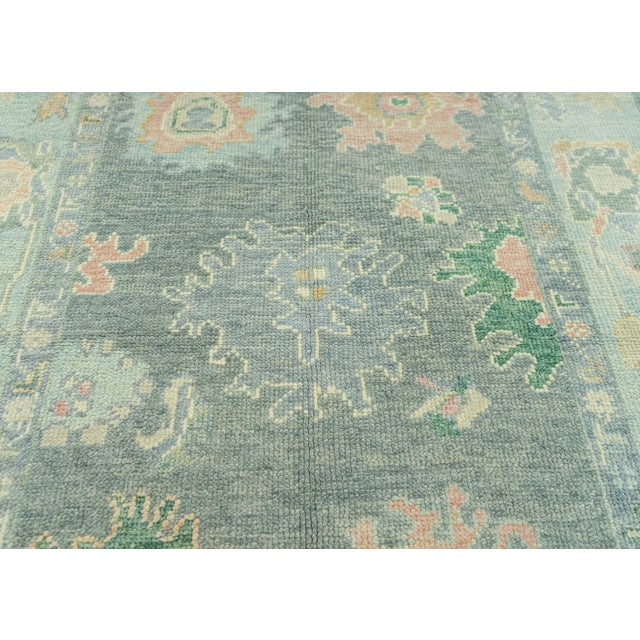 Turkish Turkish Oushak Rug 3'11"x 5'11" #19230 For Sale - Image 3 of 8