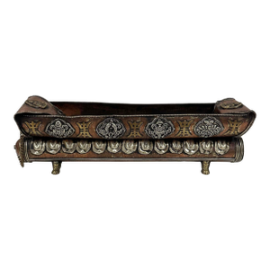Mid 20th Century Tibetan Handcrafted Bronze Incense Burner