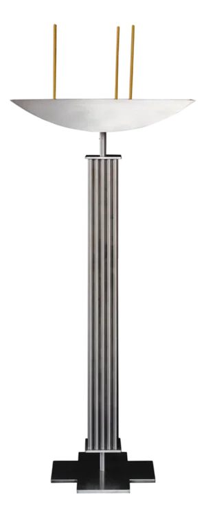 Lux Æterna Candleholder in Stainless Steel by Sashaxsasha
