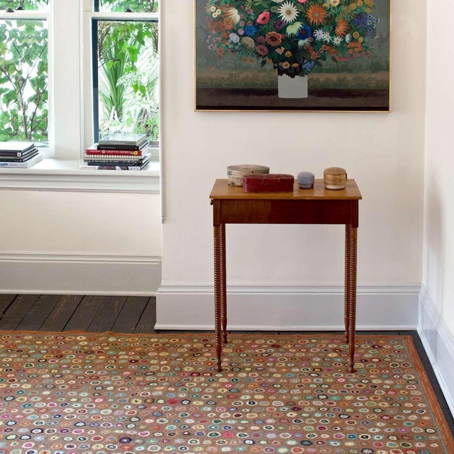 Contemporary Dash & Albert by Annie Selke Cat's Paw Brown Micro Hooked Wool Rug, 7' 6" x 9' 6" For Sale - Image 3 of 6
