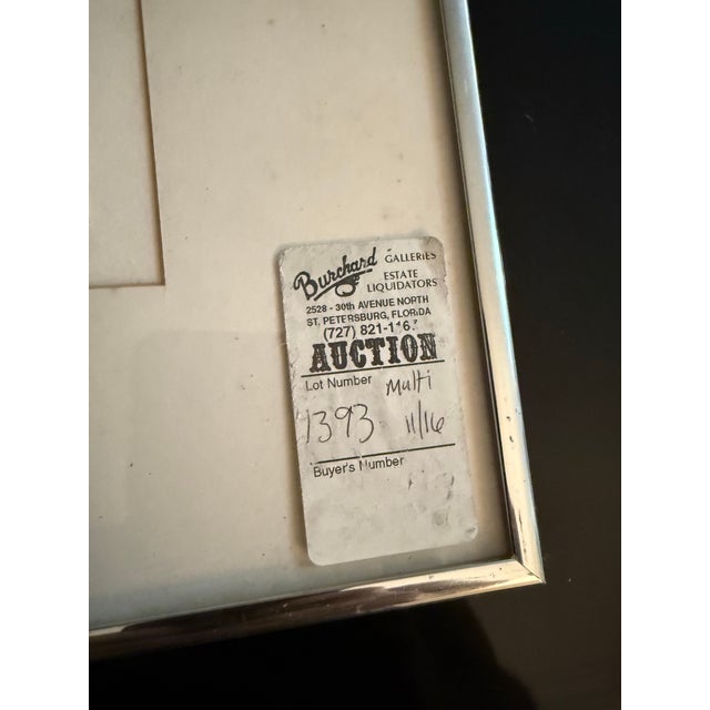 Printmaking Materials 1979 Signed Laszlo Dus (California Hungary b.1941) Lithograph 344/1000 For Sale - Image 7 of 7