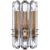 Bonnington Wall Sconce in Hand-Rubbed Antique Brass with Crystal Designer: AERIN Height: 12" Extension: 4.75" Backplate:...
