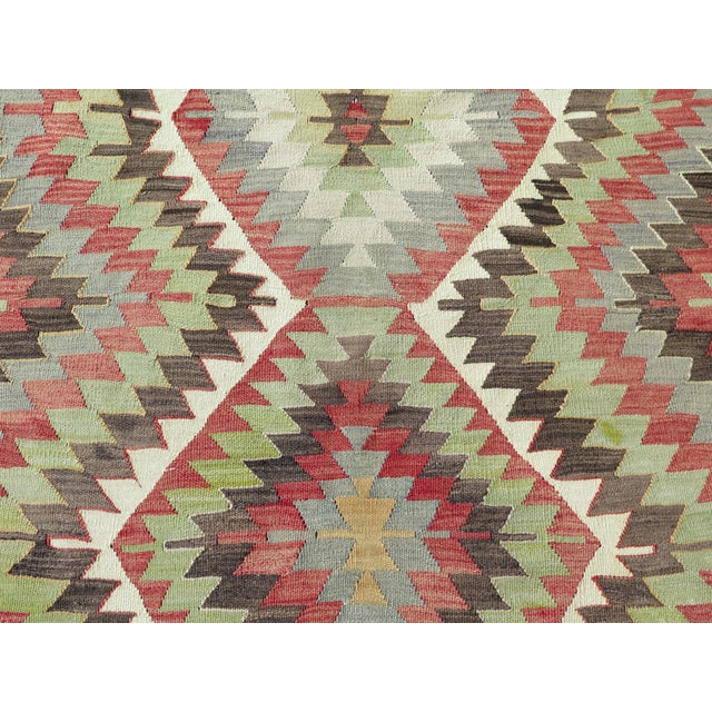 1960s Turkish Handmade Area Rug For Sale - Image 11 of 13