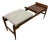 Vintage Italian Wooden Bench in the style of the Reguitti Brothers, 1960 For Sale