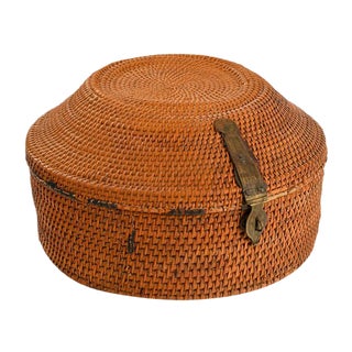 Hardware Braided Wooden Basket For Sale
