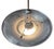 Metal 1930s Art Deco Machine Age Spun Aluminum 23" 2 Ring Pendant Light, 2 Available For Sale - Image 7 of 8