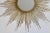 Retro Mid Century Modern Gold Sunburst Mirror For Sale In Tulsa - Image 6 of 10