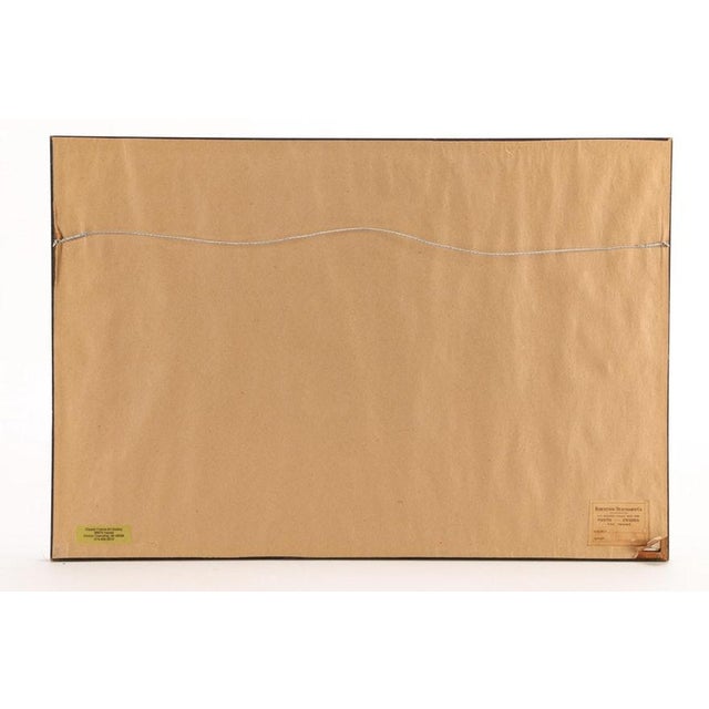 Printmaking Materials "Down the Field" 1930 Hand-Colored Polo Lithograph by Paul Brown (1893 - 1958) For Sale - Image 7 of 9