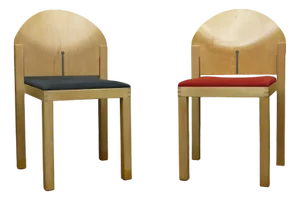 Set of Postmodern Dining Chairs by Arno Votteler, 1980s