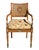 Late 20th Century English Adam’s Style Painted Cane Armchair For Sale In Houston - Image 6 of 16