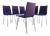 Minimal Chrome Dining Chairs Set on Petite Tublular Chrome Bases West Germany - Set of 6 For Sale