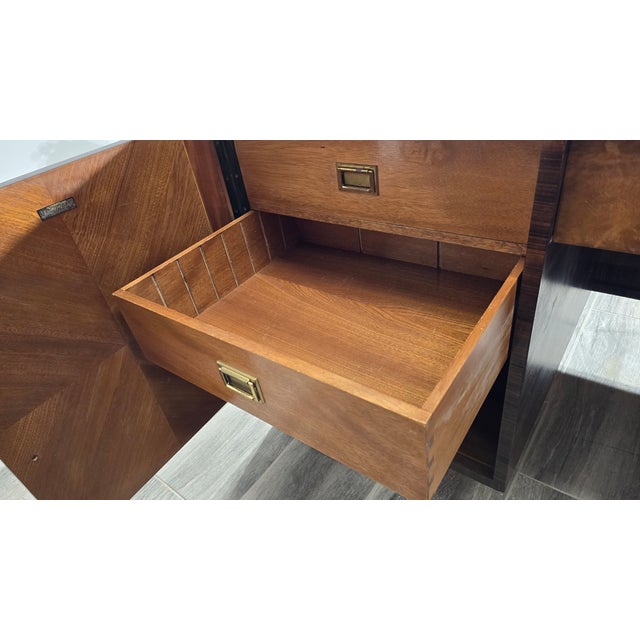 1930s Office Furniture Set by Emil Gerstel, 1930s, Set of 3 For Sale - Image 5 of 18