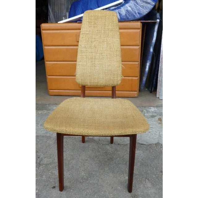 Wood Helge Vestergaard Jensen Danish Modern Rosewood Dining Chairs - Set of 6 For Sale - Image 7 of 11
