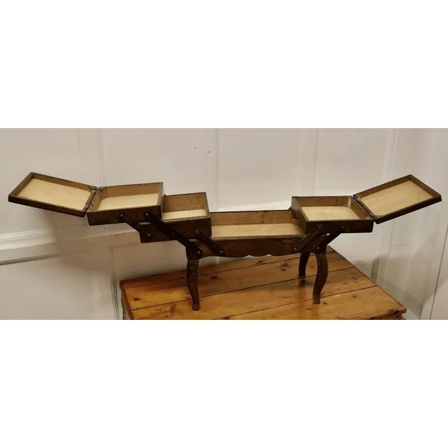 French Art Deco Metamorphic Concertina Work or Sewing Box, 1930s For Sale - Image 4 of 9