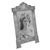 Art Nouveau Vienna Secessionist Art Nouveau Jugendstil Silverplate Picture Frame With Easel Back Vertical Rectangular Tabletop Display For Sale - Image 3 of 6