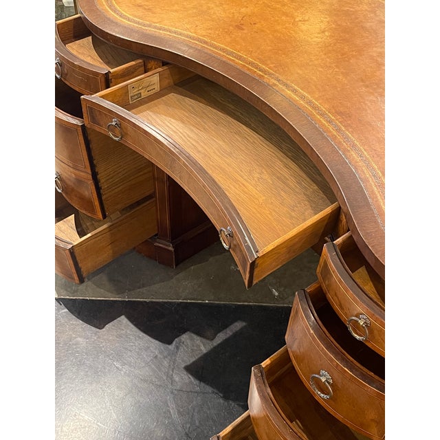 Early 20th Century Antique SlighLowery Furniture Co. Nottingham Kidney