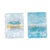 Playa Del Carmen Diptych Set (2) 36*48r Original Abstract Art on Canvas Print by Carrie Bergey - Blue Yellow White For Sale