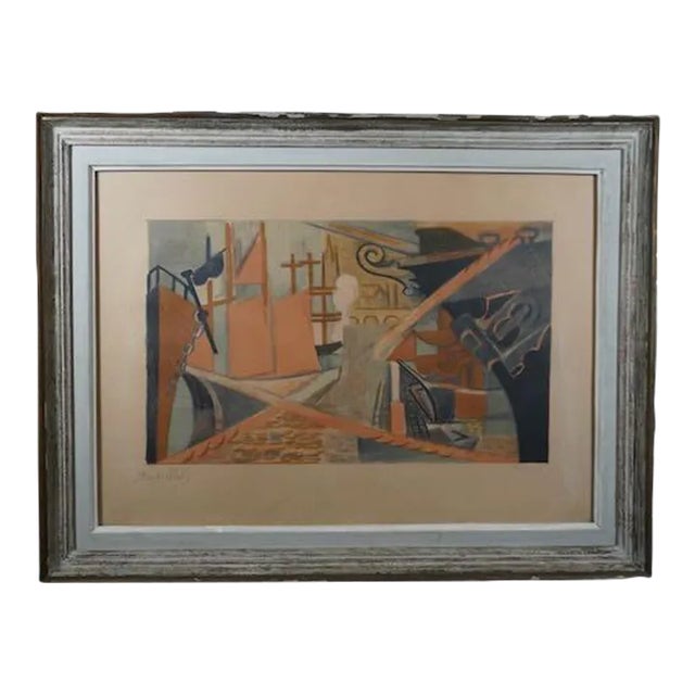André Lhote - Abstract Color Lithograph 1930s For Sale