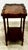 Mid-Century Modern Vintage Mid-Century Brandt Faux Bamboo Walnut 2-Tier Side Table For Sale - Image 3 of 6