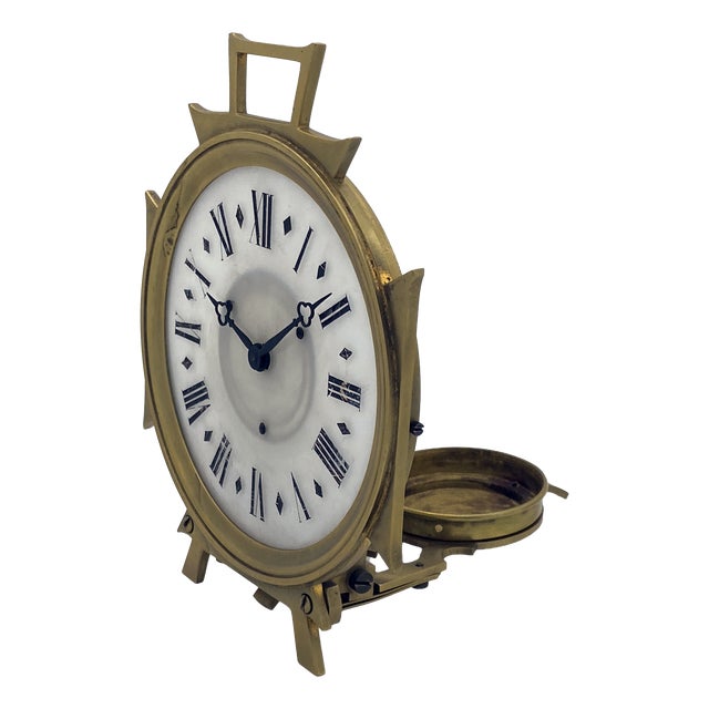 Antique Hand-Wound Night Clock, 1890s For Sale