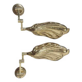 Brass Wall Lamps by Carlo Giorgi for Bottega Gadda, 1960s, Set of 2 For Sale