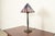 Handel Co. Arts & Crafts Table Lamp With American Flag Stained Glass Shade For Sale - Image 4 of 13