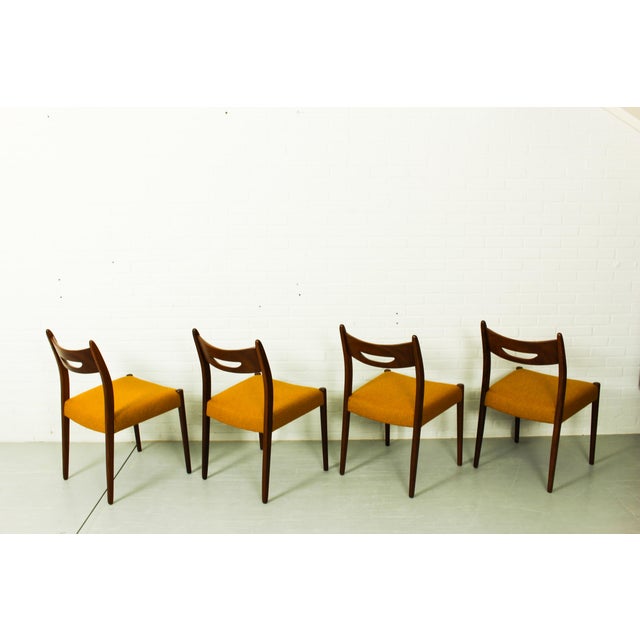 Vintage Teak Chairs, 1960s, Set of 4 For Sale - Image 6 of 12