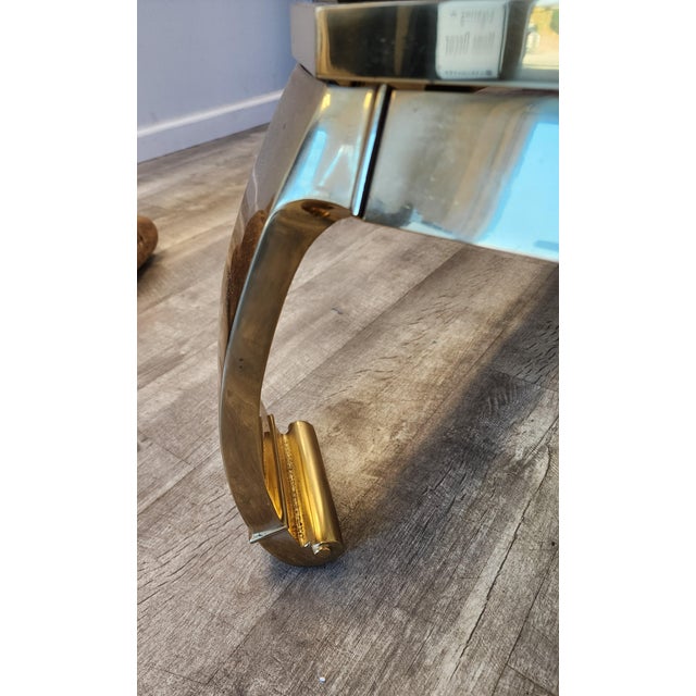 Mid 20th Century Mastercraft Brass Coffee Table by Karl Springer For Sale - Image 13 of 16