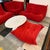 Michel Ducaroy for Ligne Roset Togo Ottoman, Alcantara Goya Red For Sale - Image 12 of 12